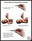 Thumbnail image of: Temperature, How to Measure in Armpit: Illustration