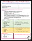 Thumbnail image of: Diabetes: Action Plan for My Child: Illustration, page 1