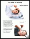 Thumbnail image of: Ear Medicine, How to Put in Ear: Illustration