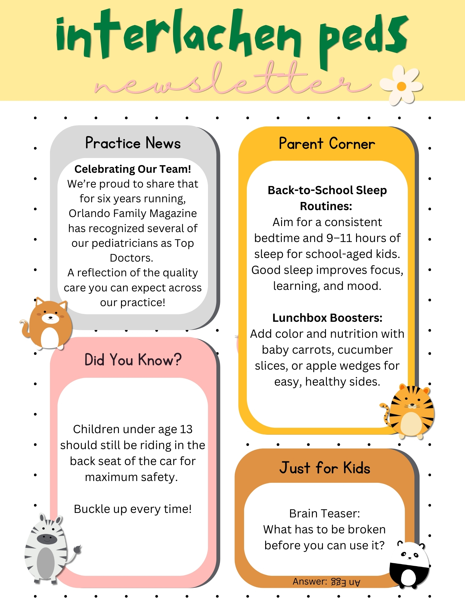 Newsletter September 2025