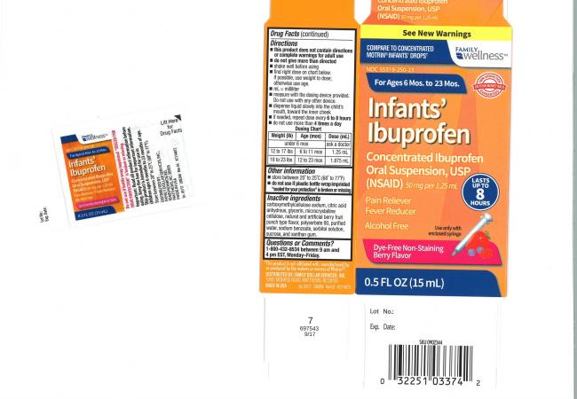 Voluntary Nationwide Recall of Infant's Ibuprofen Concentrated Oral Suspension