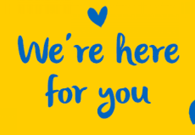 We're here for you!