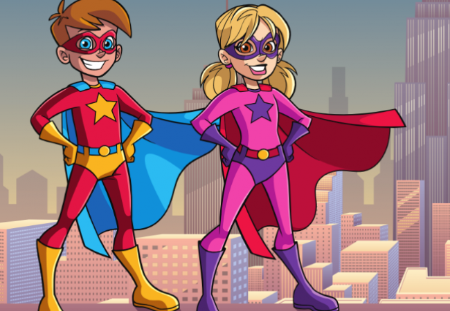 Flu superhero