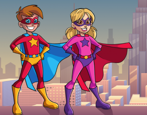 Flu superhero